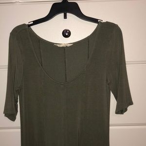 army green dress